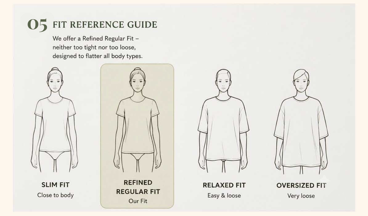 Meadow dancers indigo V-Neck Tee in GOTS-Certified Organic Cotton - Size & Fit Guide 5