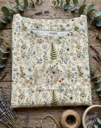 Botanical journal 3.2 Boat Neck Tee in GOTS-Certified Organic Cotton