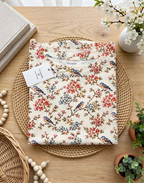 Birdsong Blossom Boat Neck Tee in GOTS-Certified Organic Cotton
