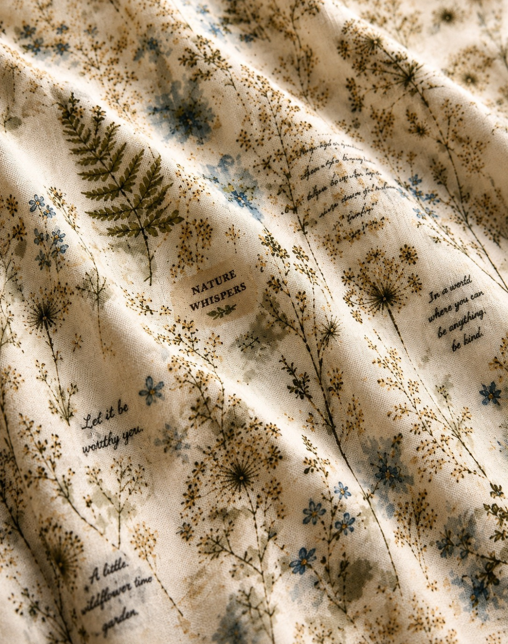 Botanical journal 3.2 Boat Neck Tee in GOTS-Certified Organic Cotton